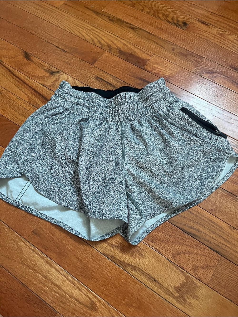 lululemon athletica Heathered Gray Running Shorts